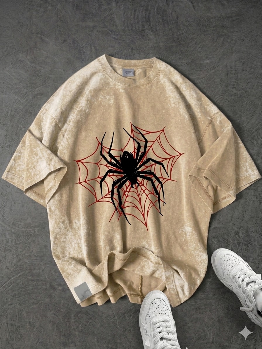 Premium Acid Wash Drop Shoulder T-Shirt