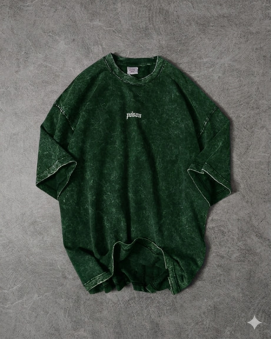 Premium Acid Wash Drop Shoulder T-Shirt