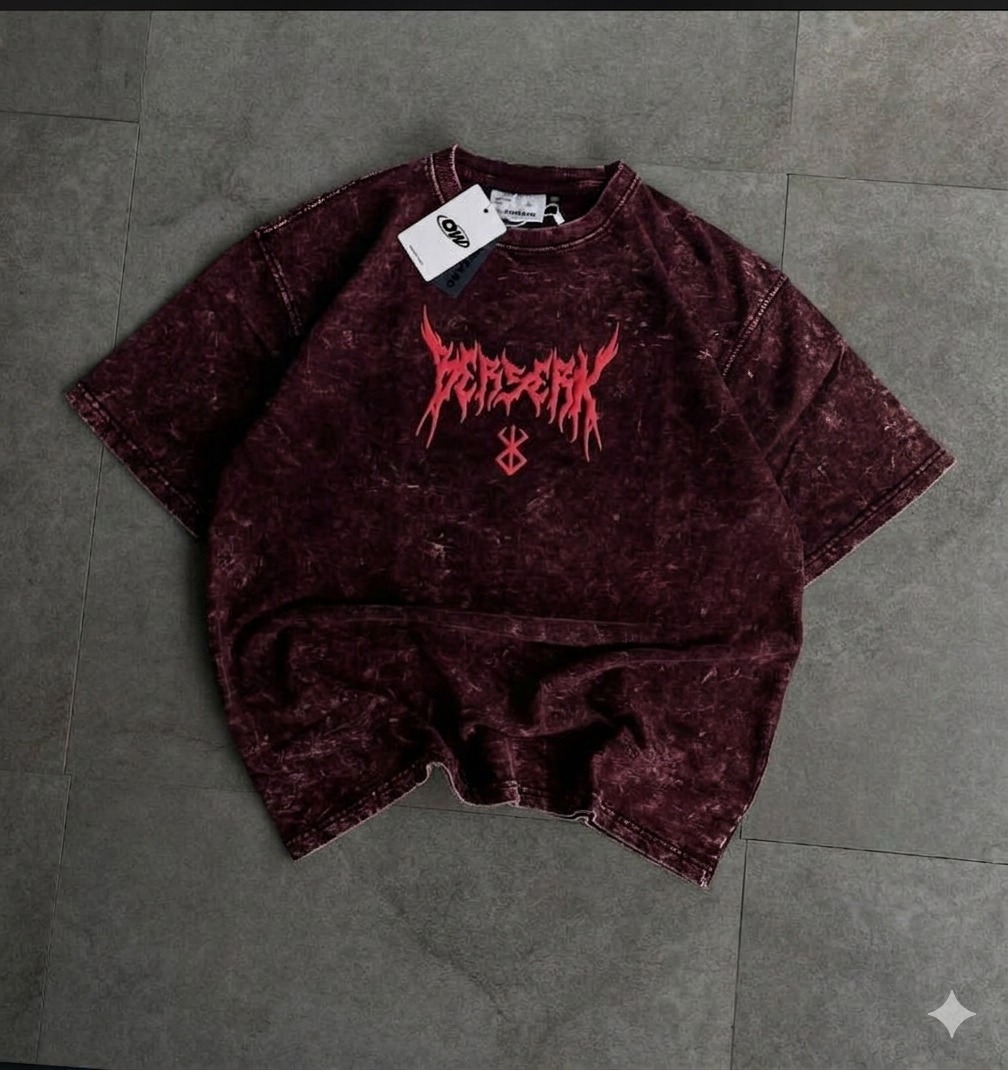 Premium Acid Wash Drop Shoulder T-Shirt