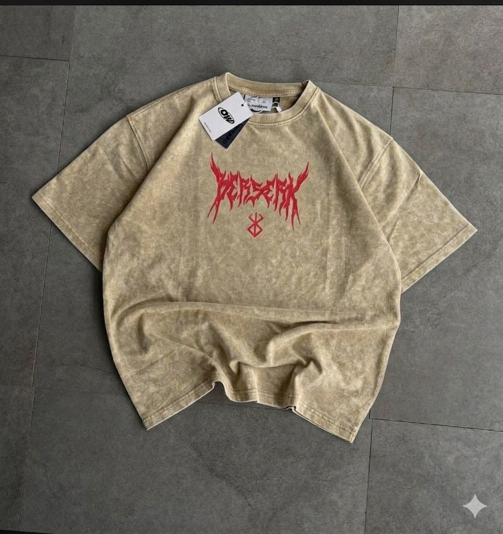 Premium Acid Wash Drop Shoulder T-Shirt