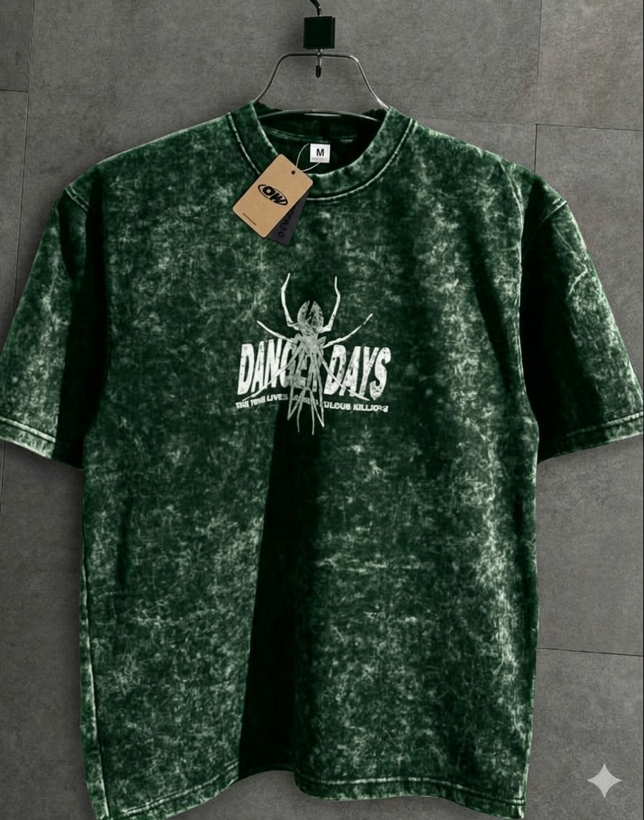 Premium Acid Wash Drop Shoulder T-Shirt