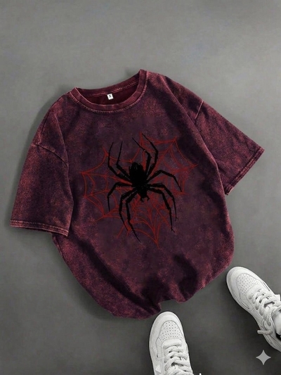 Premium Acid Wash Drop Shoulder T-Shirt_img_0
