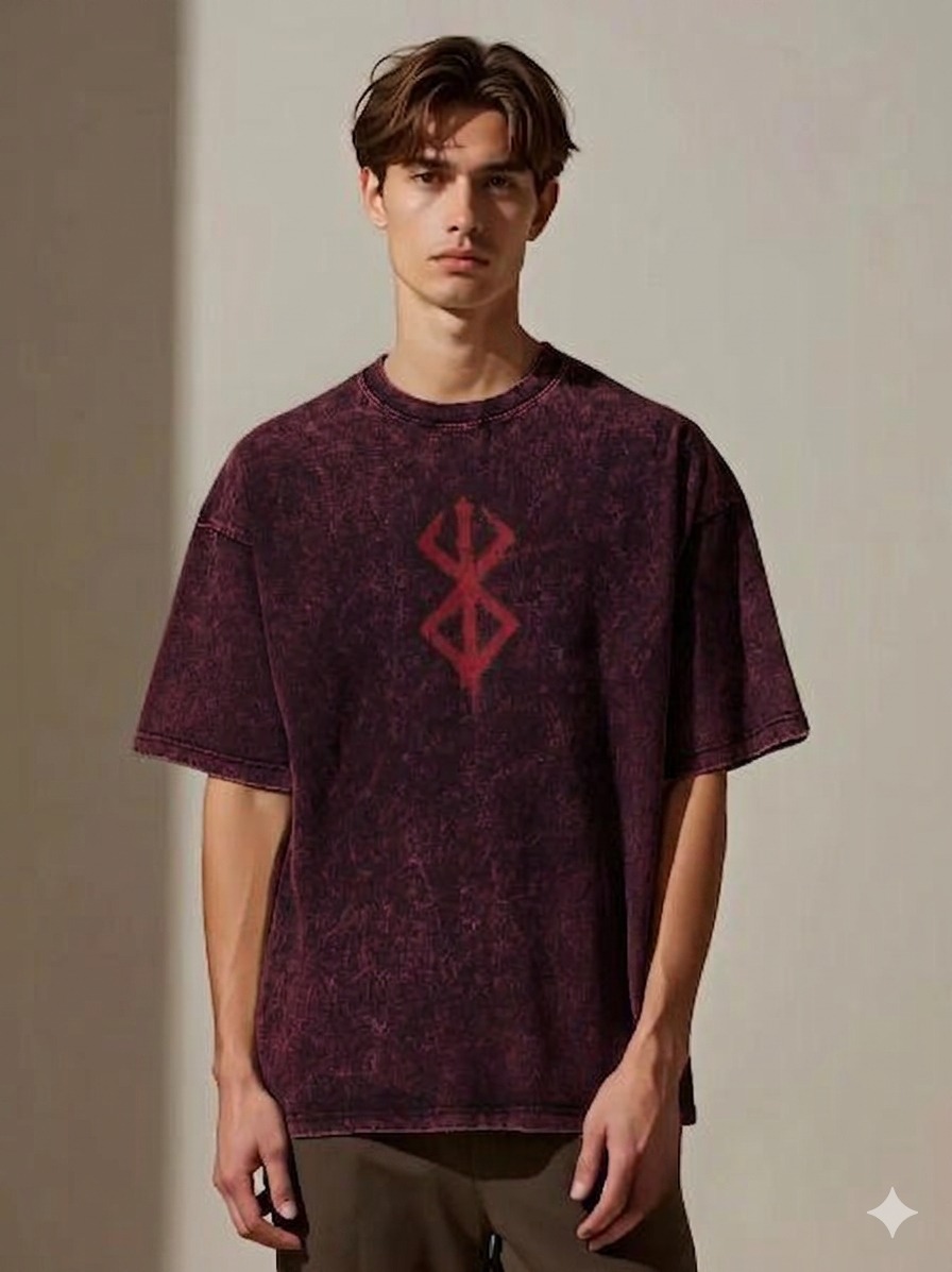 Premium Acid Wash Drop Shoulder T-Shirt