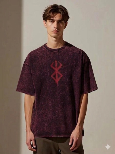 Premium Acid Wash Drop Shoulder T-Shirt_img_0