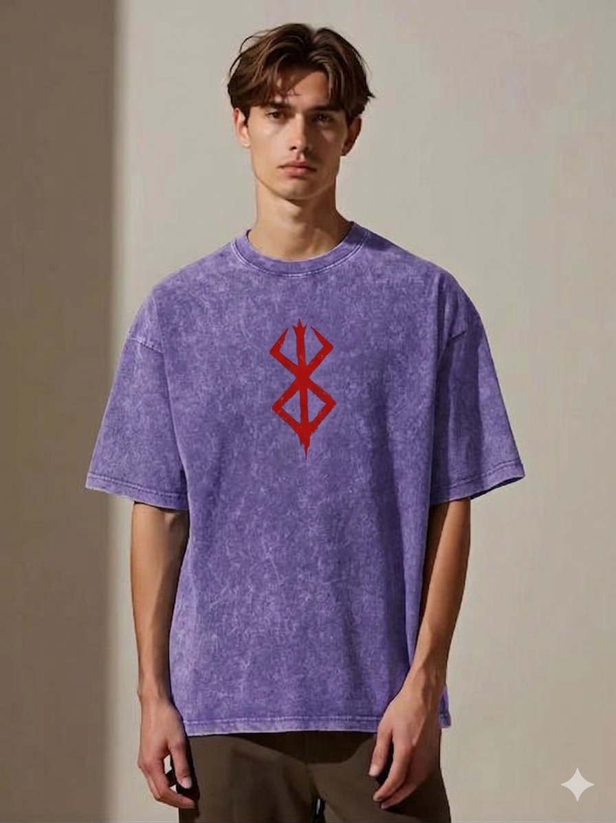 Premium Acid Wash Drop Shoulder T-Shirt