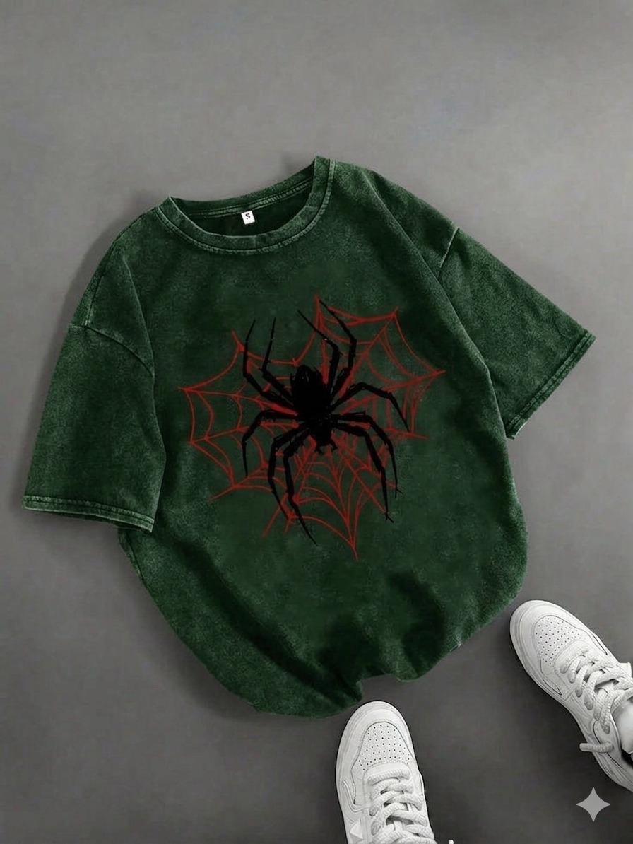 Premium Acid Wash Drop Shoulder T-Shirt