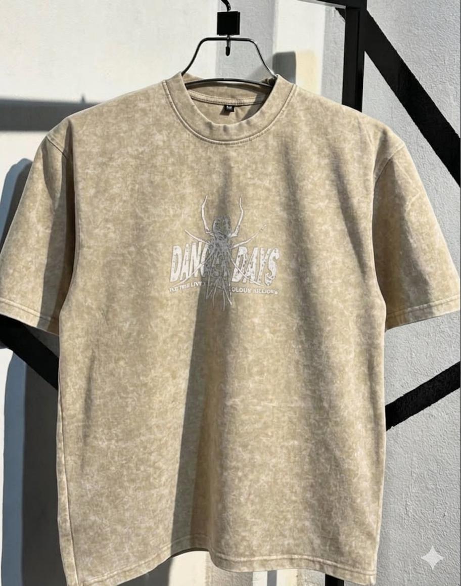 Premium Acid Wash Drop Shoulder T-Shirt_img_0