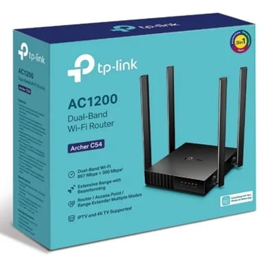 TP-Link Archer C54 Dual-Band Wi-Fi Router – 1200 Mbps High-Speed Wi-Fi, MU-MIMO & Beamforming Technology - AC1200_img_0