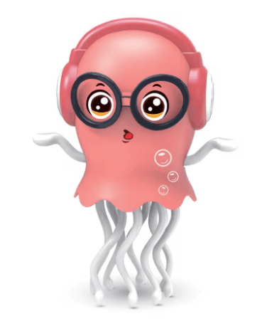 Durable Plastic LED Light Octopus Electric Sensory Crawling Squid Toy Obstacle Avoidance Feature Electronic Pet for_img_4