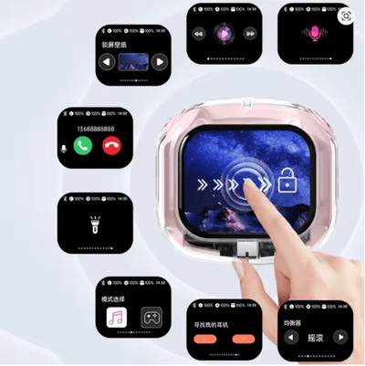 Touch Screen Earphones With Wireless_img_0