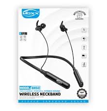 MOXX WIRELESS NECKBAND HEADPHONE | TWO CHANNEL POWERFUL STEREO SOUND
