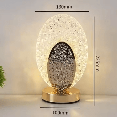 Bedroom Crystal Desk Light Water Ripple Pattern Projector Night Light Tricolor Usb Bedside Table Lamp_img_2
