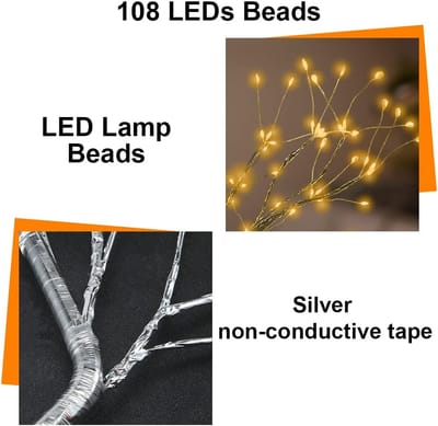 HONPHIER 108 LED Warm White Tree Lamp_img_3