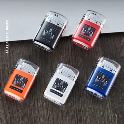 Transparent Double Arc USB Rechargeable Lighter_img_0