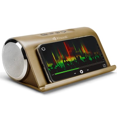 Super Bass Portable Mobile Phone Stand Speaker with BT/CALL/FM/USB/TF/AUX/ Function_img_5