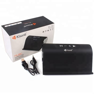 Super Bass Portable Mobile Phone Stand Speaker with BT/CALL/FM/USB/TF/AUX/ Function_img_3