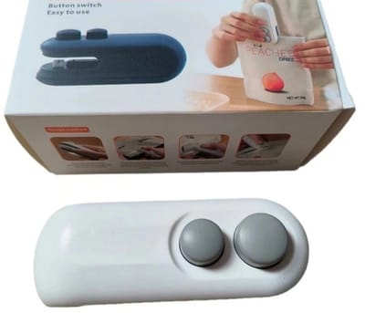USB Rechargeable Handheld Food Bag Sealer – Seal Freshness Anytime_img_3