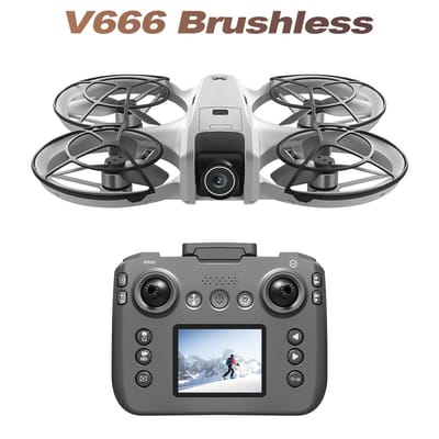 V666 VS I1 PRO Mini Screen Remote Control Drone_img_4