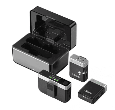 Ulanzi AM18 Wireless Microphone 2.4g For Dslr Ios Android Pc Live Streaming_img_0