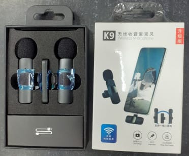 Wireless K9 Microphone Portable Audio Video Recording Mic Mobile C type_img_0