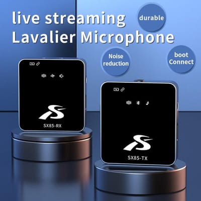 SX85 Audio Wireless Lavalier Microphone_img_1