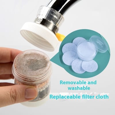 Universal Six-Layer Removable Washable Household Faucet Filter Splash-Proof Shower Water Saver Kitchen Tap Colander Strainer_img_2