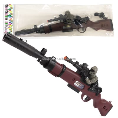 Spray Function Operated Flashing Gun Electric Soldiers Vibration Sniper Lights Sounds Toy Guns for Boys_img_4