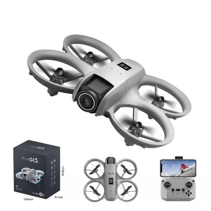 I1PRO 180° Adjustable Dual Camera Drone Headless One-key Mode Trajectory Flight G-sensor Palm Gesture Optical Flow Location