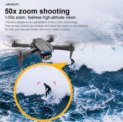 I1PRO 180° Adjustable Dual Camera Drone Headless One-key Mode Trajectory Flight G-sensor Palm Gesture Optical Flow Location_img_1