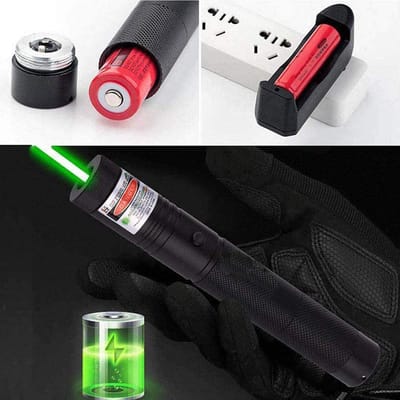 Green Laser Pointer 303 High Power Star Laser Light with 18650 Battery and Battery Charger Powerful Laser Pointers(Orginal)_img_2
