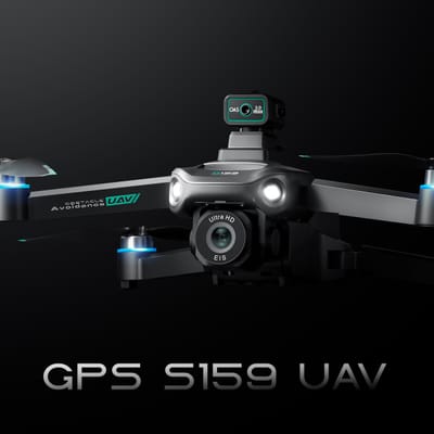 S159 GPS RC Drone 5G 8K HD Aerial Photography Dual-Camera Omnidirectional Obstacle Avoidance Drone with Screen_img_5