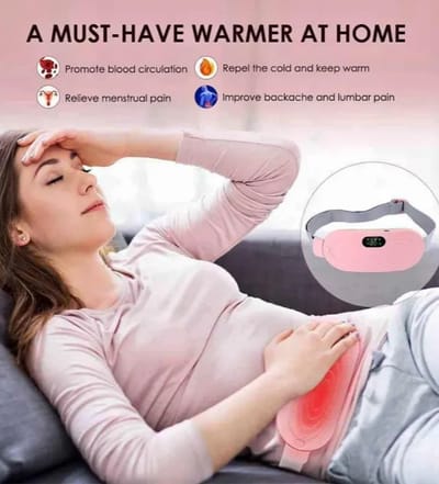 Period Pain Relief Waist Belt Heating Pad Device_img_0