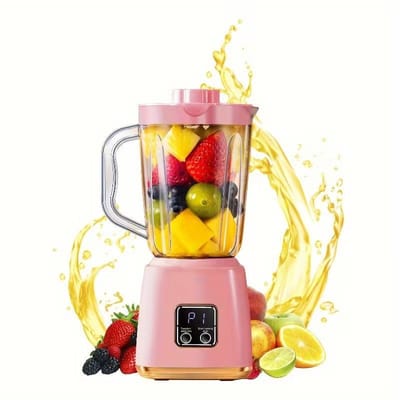 USB Rechargeable Portable Blender and Handheld Juicer Perfect for Smoothies With Digital Display, Stainless Steel Blade_img_4