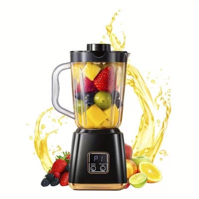 USB Rechargeable Portable Blender and Handheld Juicer Perfect for Smoothies With Digital Display, Stainless Steel Blade_img_6