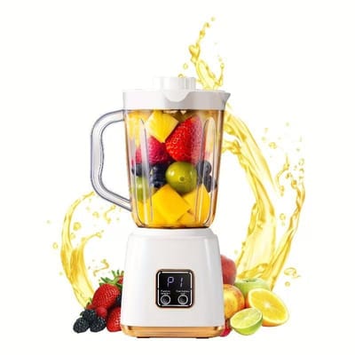 USB Rechargeable Portable Blender and Handheld Juicer Perfect for Smoothies With Digital Display, Stainless Steel Blade_img_3