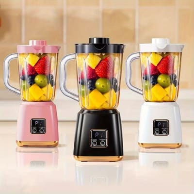 USB Rechargeable Portable Blender and Handheld Juicer Perfect for Smoothies With Digital Display, Stainless Steel Blade_img_0