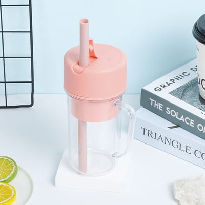 USB Electric Stainless Steel Fruit Juicer Cup Extractor Blender Juice Maker Machine Portable Juicer With Straw_img_5