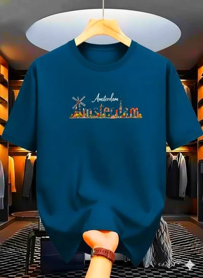 Drop Shoulder Tshirt with DTF Print_img_0