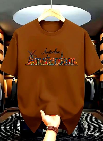 Drop Shoulder Tshirt with DTF Print_img_0