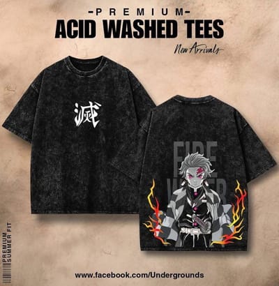 Premium Acid Wash Drop Shoulder TShirt_img_0