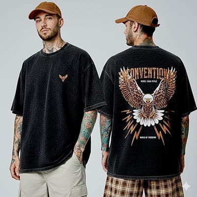 Premium Acid Wash Drop Shoulder TShirt_img_0