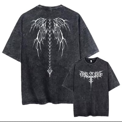 Premium Acid Wash Drop Shoulder TShirt_img_0