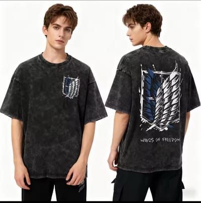 Premium Acid Wash Drop Shoulder TShirt_img_0