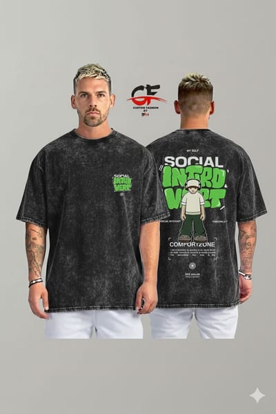 Premium Acid Wash Drop Shoulder TShirt_img_0