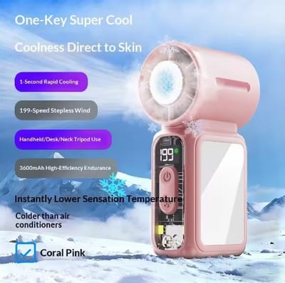Mini Rechargeable Bladeless Fan_img_2