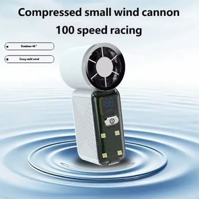 Mini Rechargeable Bladeless Fan_img_4