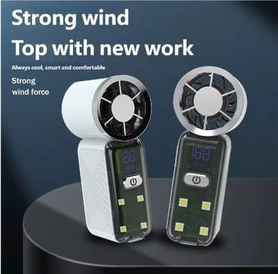 Mini Rechargeable Bladeless Fan_img_0
