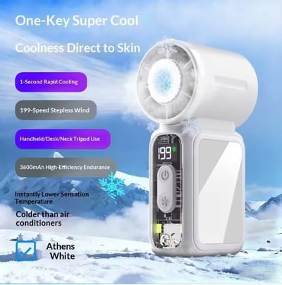 Mini Rechargeable Bladeless Fan_img_1
