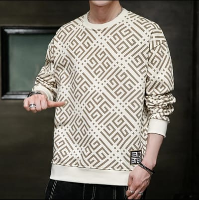 Cotton Long Sleeve Sweet Shirt_img_0