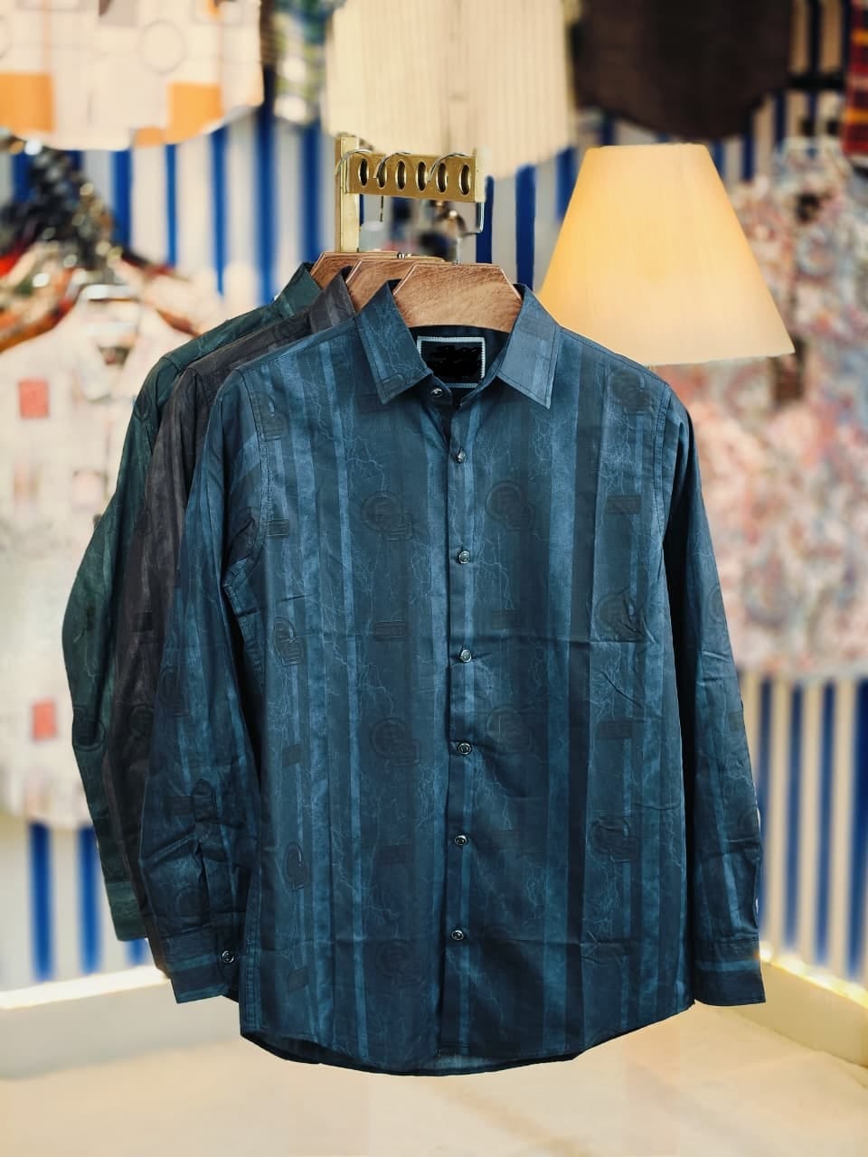 Black Pure Cotton Full sleeve Shirt